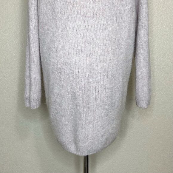 Aerie Alpaca Wool Blend Mock Neck Oversized Fuzzy Soft Sweater - Picture 9 of 13